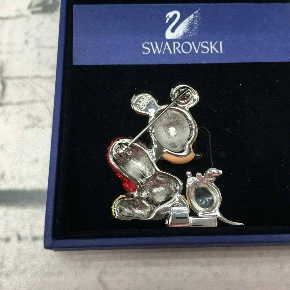 2005 SWAROVSKI - DISNEY MICKEY MOUSE #836671 RHD/CRY BROOCH - Picture 5 of 5